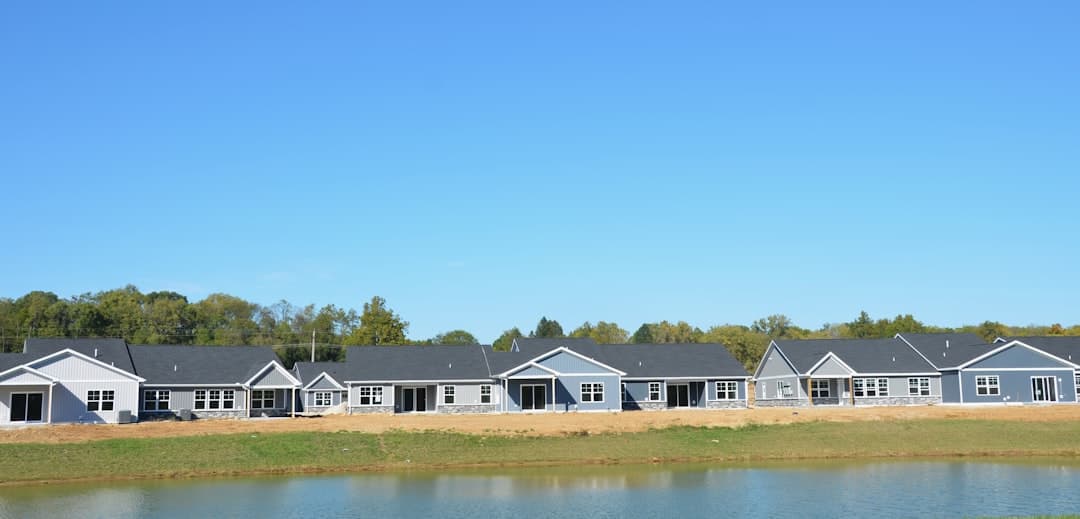 Modern lakeside homes in Central Texas