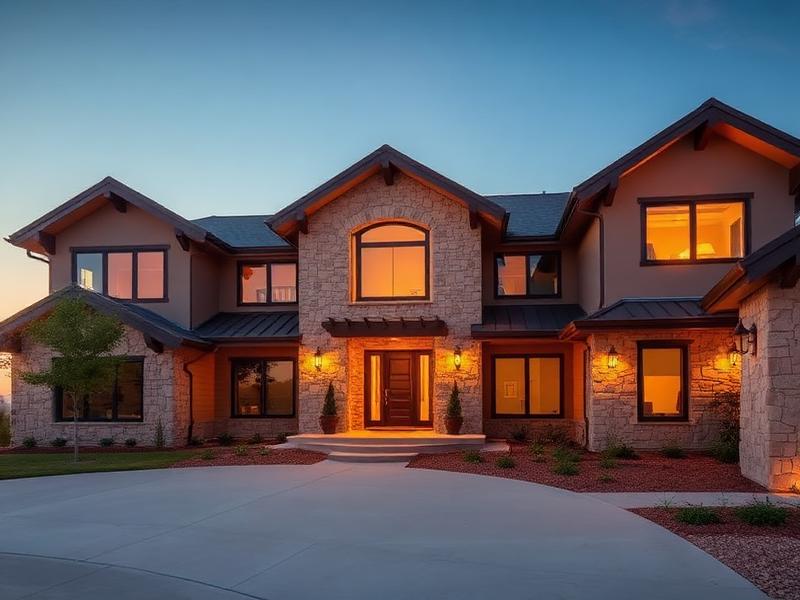 Luxury home at dusk - Home Buying Services